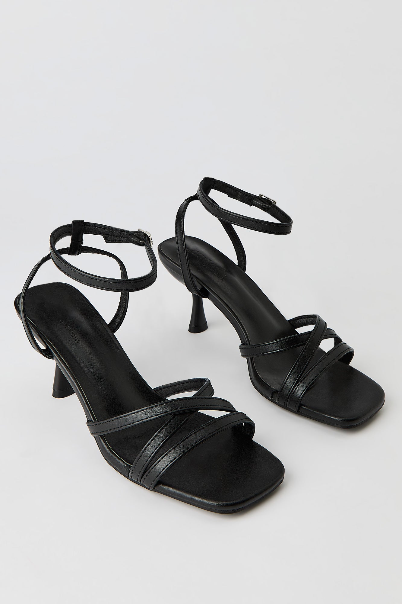 Strappy Ankle Strap Kitten Heel