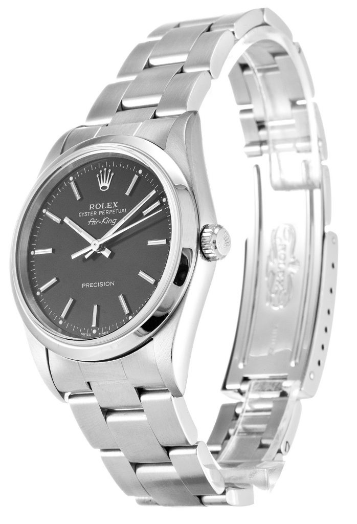 Replica Rolex Air-King 34mm Black Dial 14000
