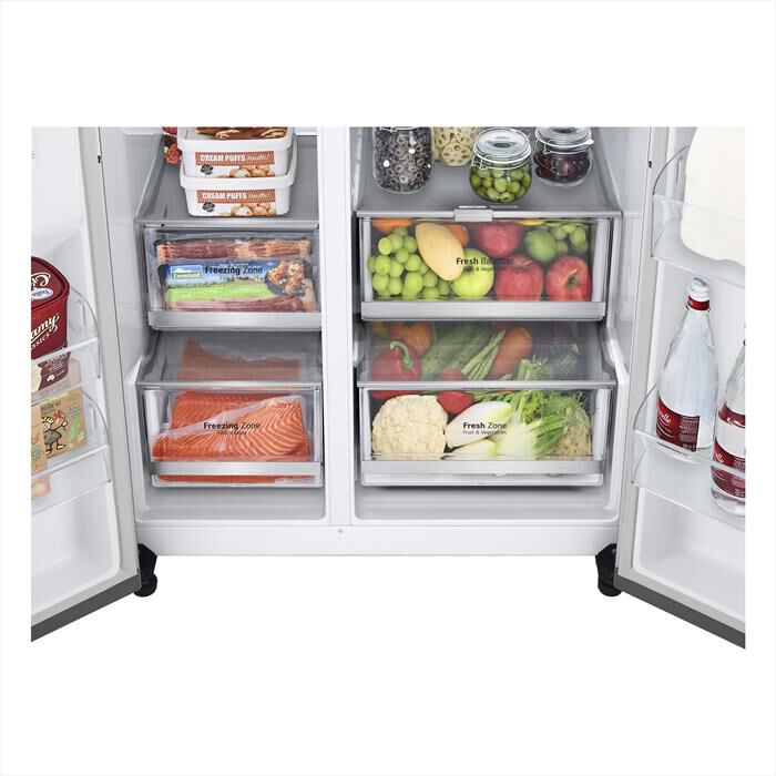 LG - Frigorifero side by side GSGV80PYLD Classe D 635L-Silver