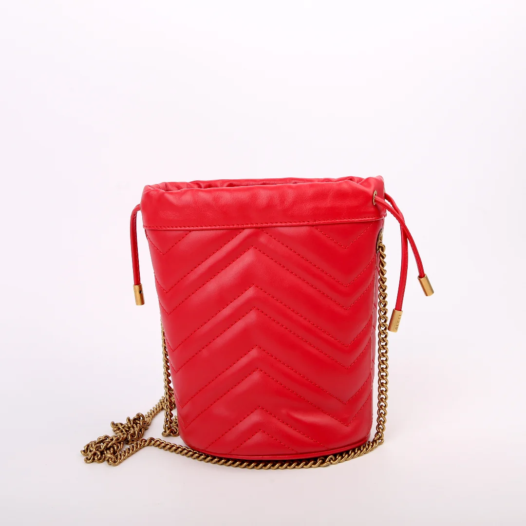 575163 Marmont Mini Bucket Red
