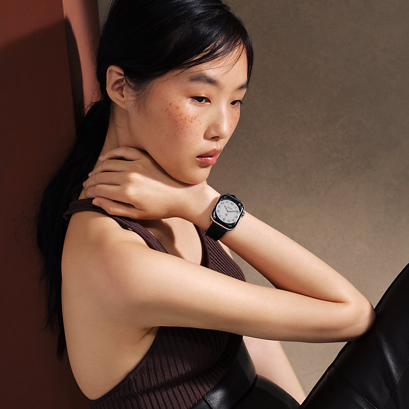Series 11 case & Band Apple Watch Hermès Single Tour 42 mm Deployment Buckle Kilim