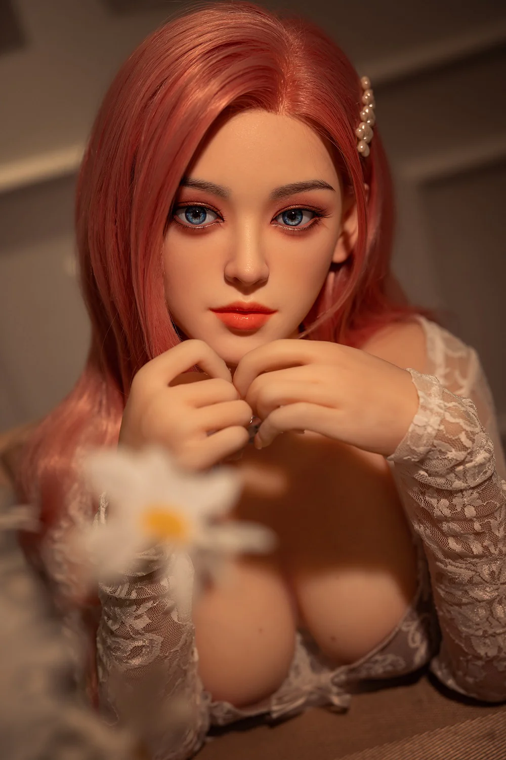 US Stock - Page 5ft25 / 160cm #290 Silicone Head + TPE Body Asian Full Size Adult Sex Doll