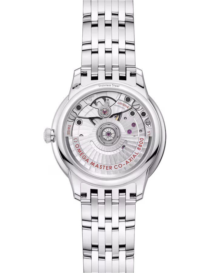 Omega De Ville Prestige 34mm Grey Dial Stainless Steel Bracelet 434.10.34.20.02.002