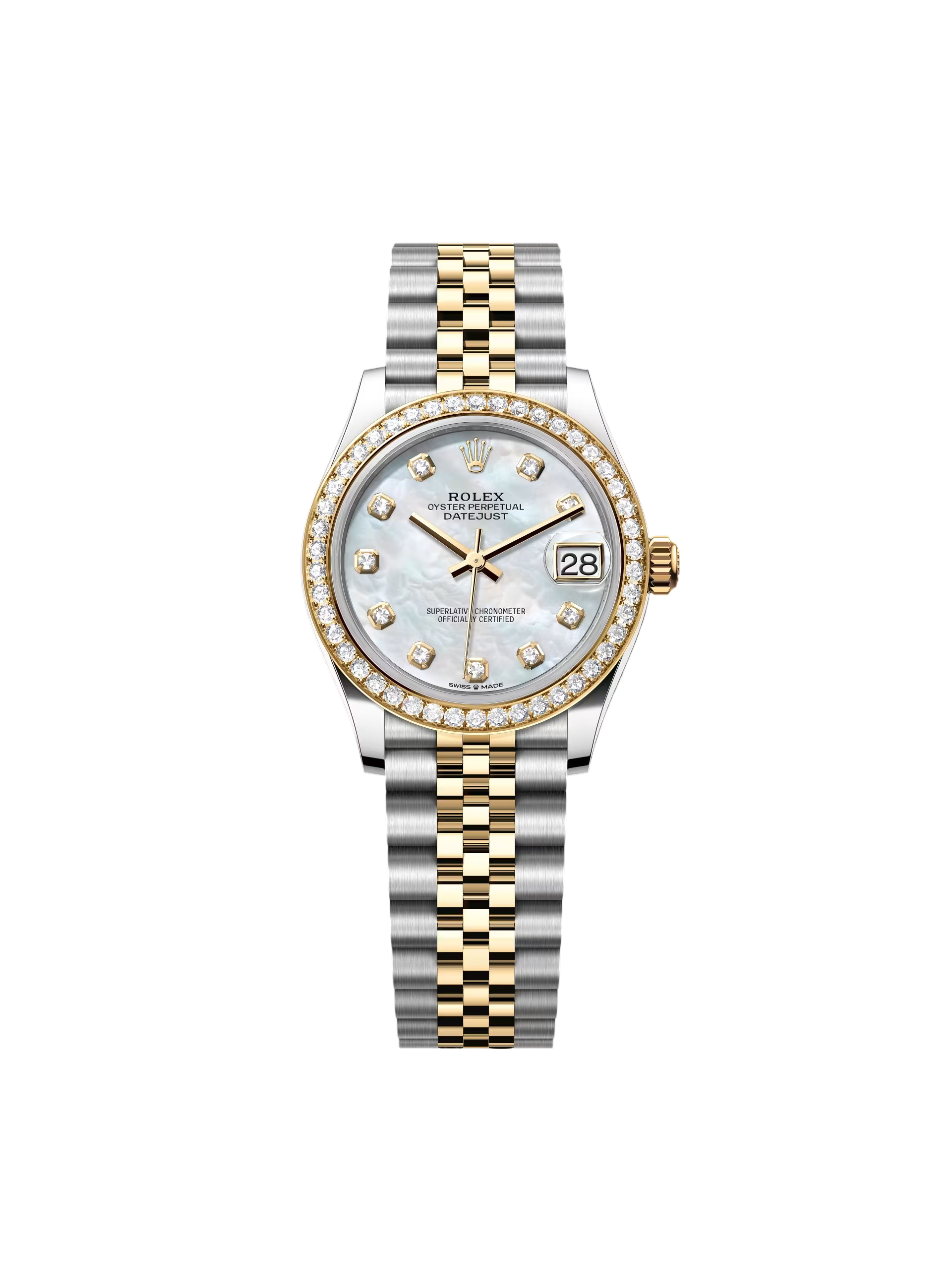 RLX Datejust m278383-0027/0028 31mm Mother of Pearl Dial Oyster Bracelet