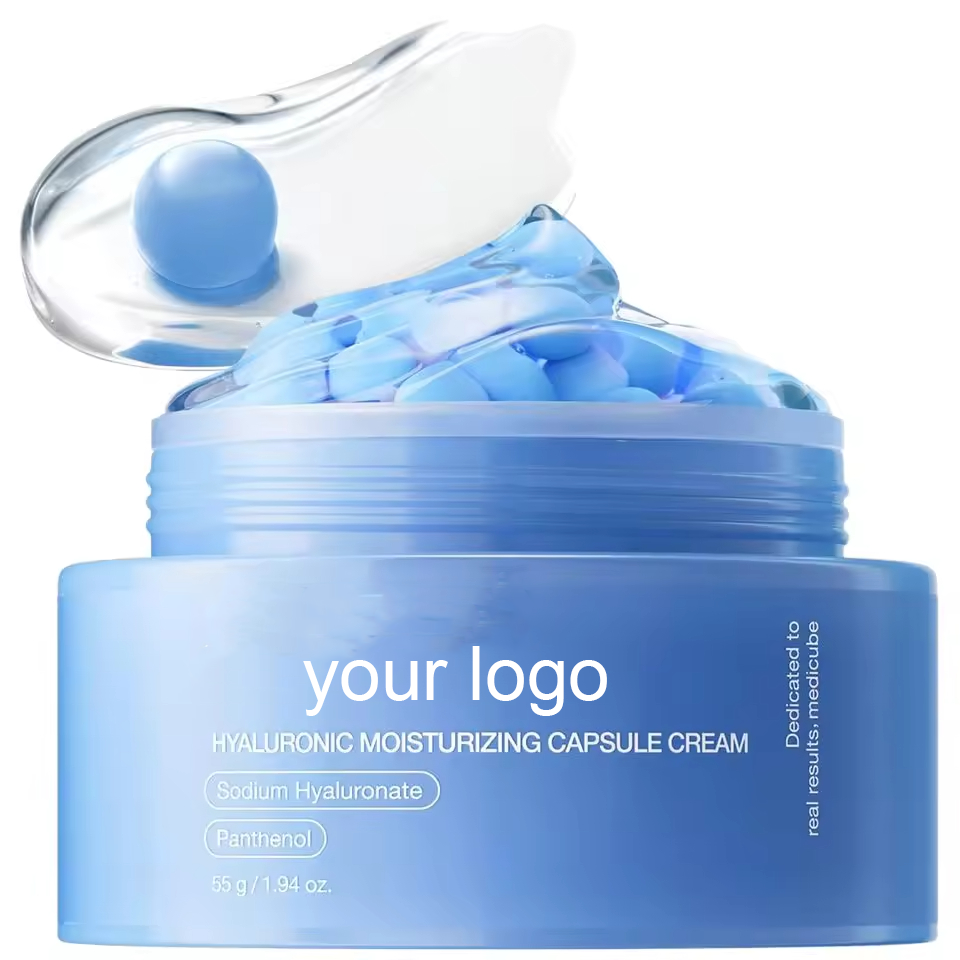 Wholesale Custom Korean Skincare Medicube Hyaluronic Acid Capsule Cream 120-Hour Long-Lasting Moisturizing Daily Face Cream