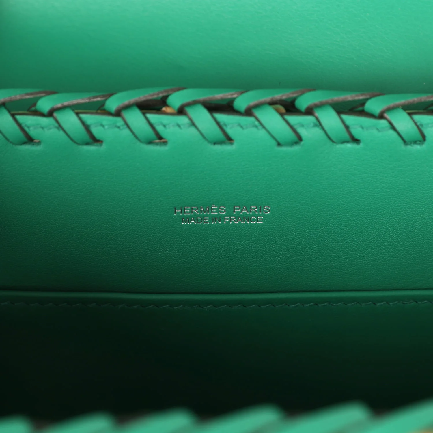 Hermes Mini Picnic Kelly 20 Vert Vertigo Swift Palladium Hardware