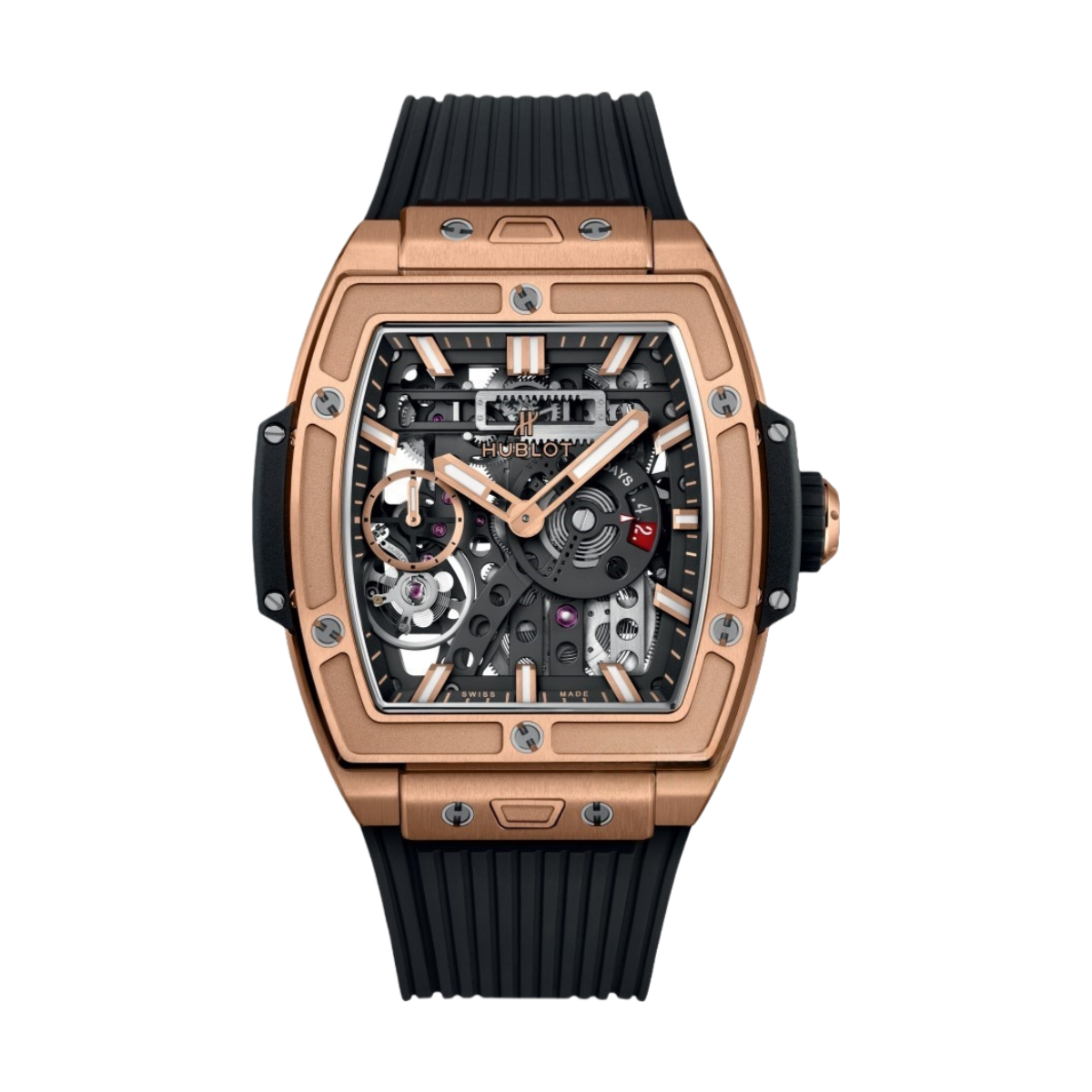 Hublot Sspirit of Big Bang King Gold Hand Wind Men's Watch 45mm 614.OX.1180.RX