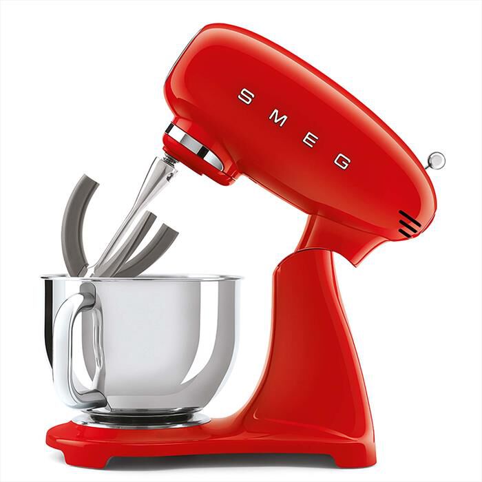 SMEG - Impastatrice Full Color 50's Style – SMF03RDEU-ROSSO