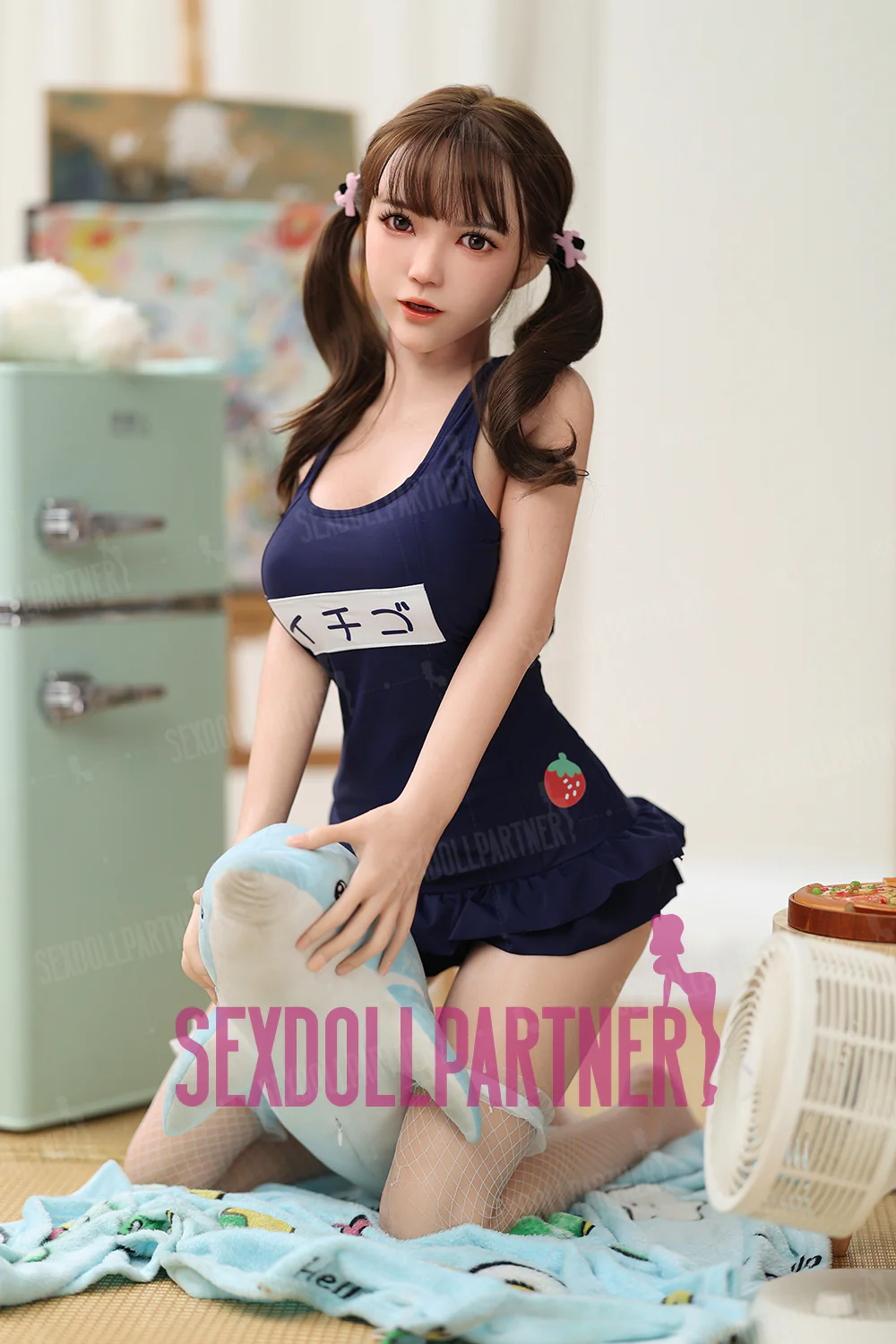 US Stock - Luneth 4.92ft/ 150cm #K170 ROS Head Full Silicone Medium Tits Lightweight Real-life  Blowjob Sex Doll