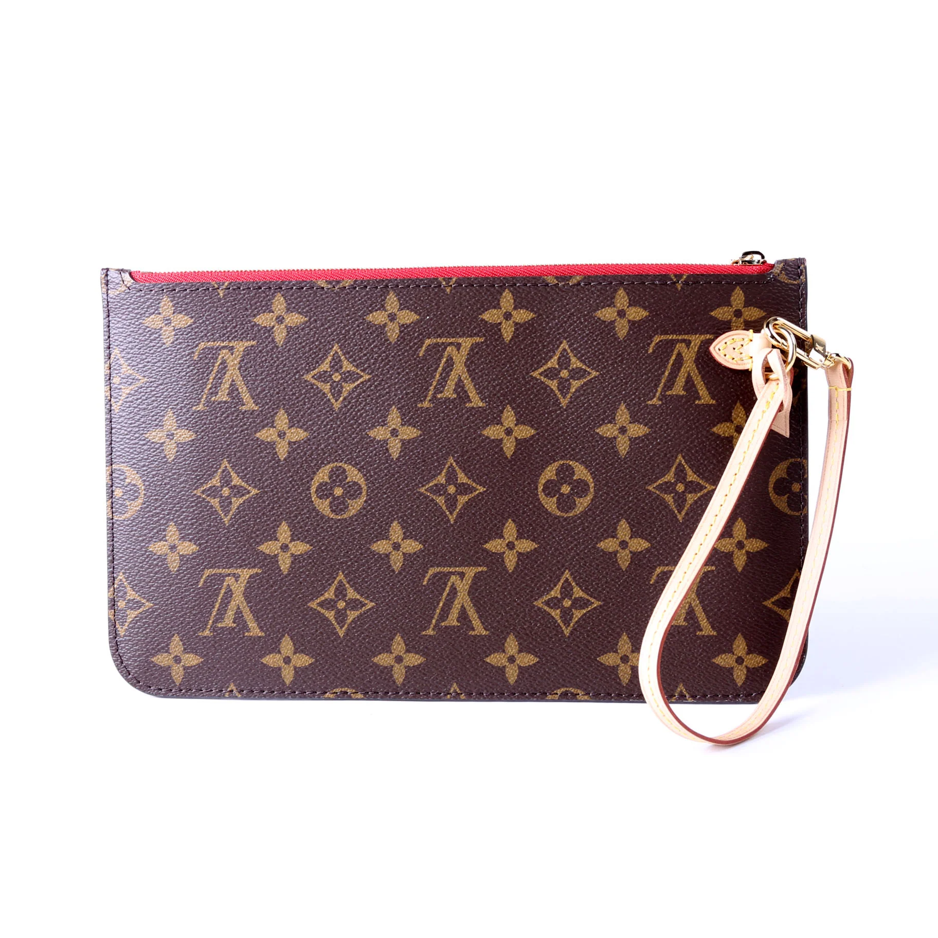 Pochette Only Monogram Neverfull Red