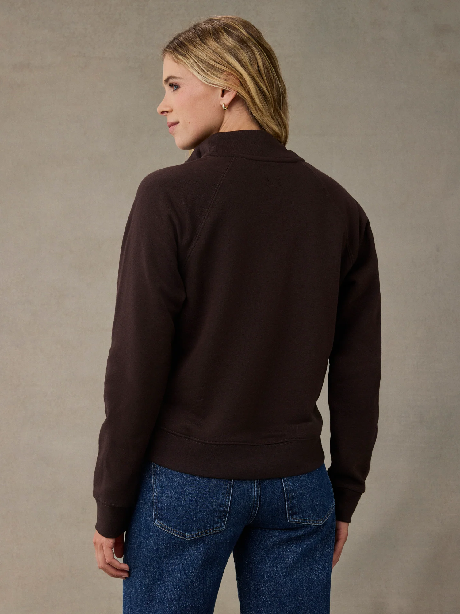 Women's Espresso Half Zip