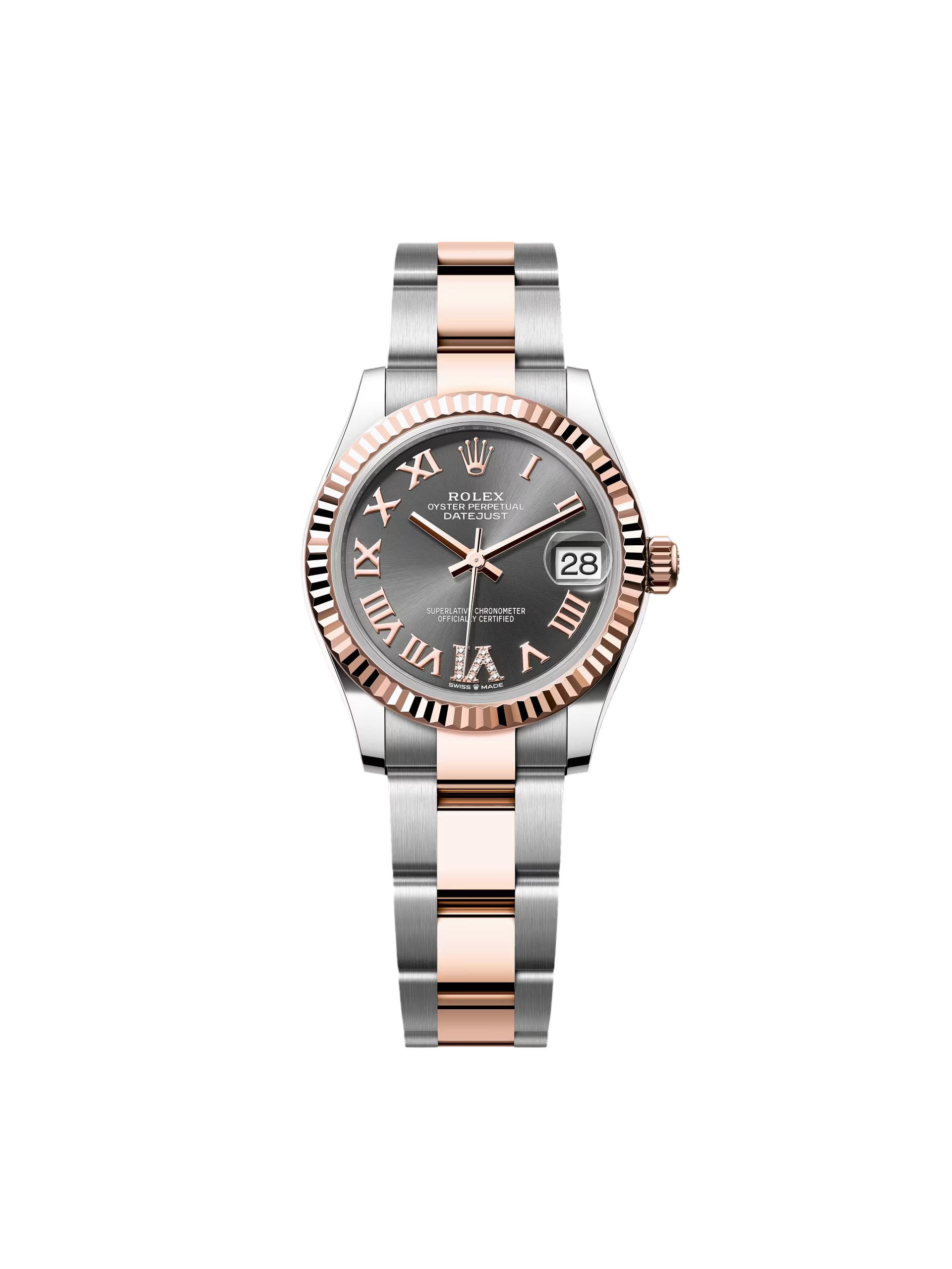 RLX Datejust m278271-0029/0030 Slate 31mm Dial Oyster Bracelet Watch