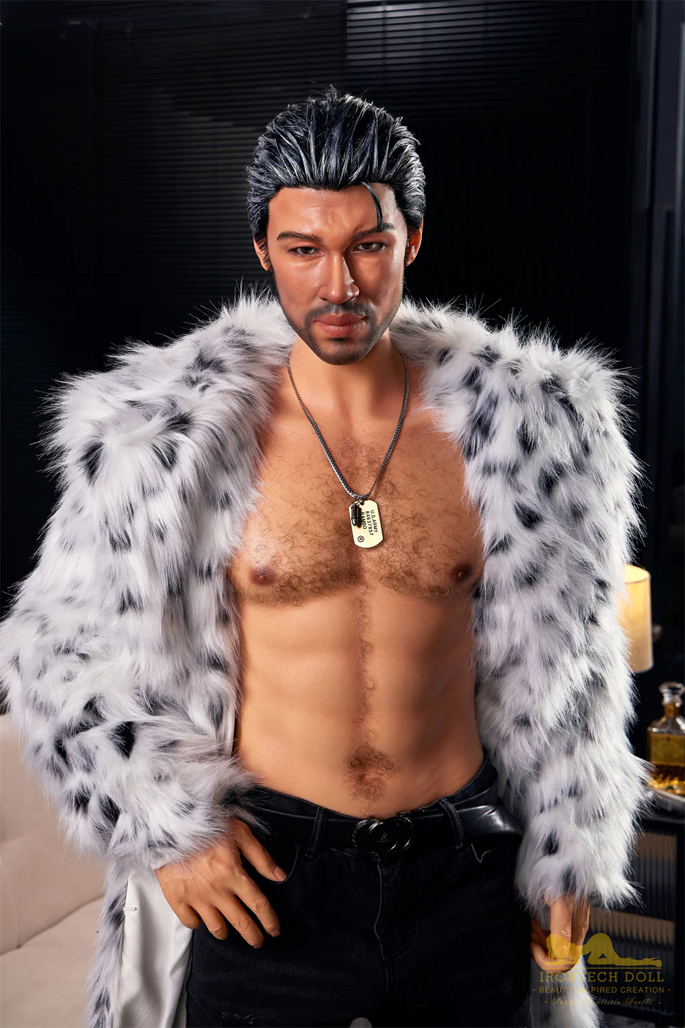 Irontechdoll Anthony 5ft58 / 170cm #M7 Full Silicone Real-life Cool Male Sex Doll