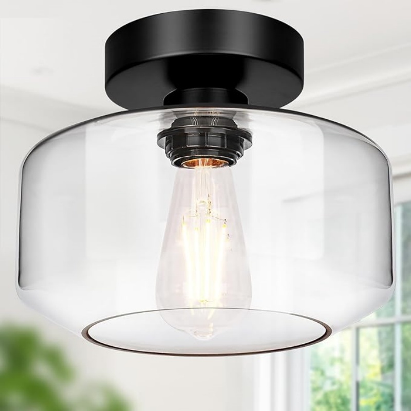 CIELUME Industrial Semi Flush Mount Ceiling Light