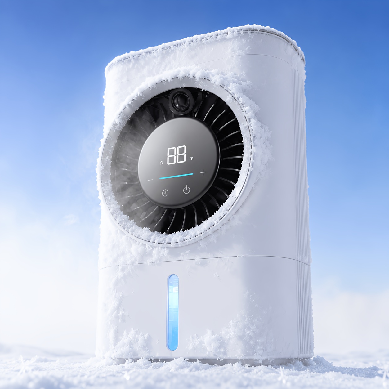 Semiconductor-based cooling, personal air cooler with humidifier and fan