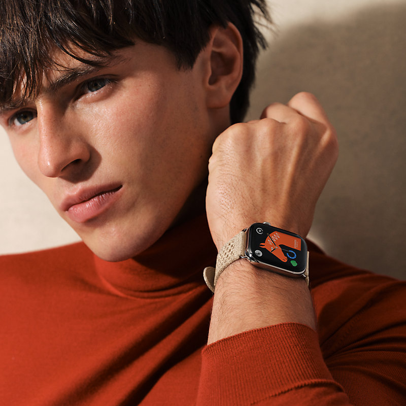 Band Apple Watch Hermès Single Tour 46 mm Neo Tricot