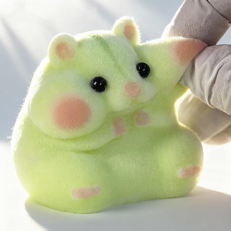 SQUISHPOP Taba Squishy Hamster Toy, Cute Squishy Hamster Fidget Toy
