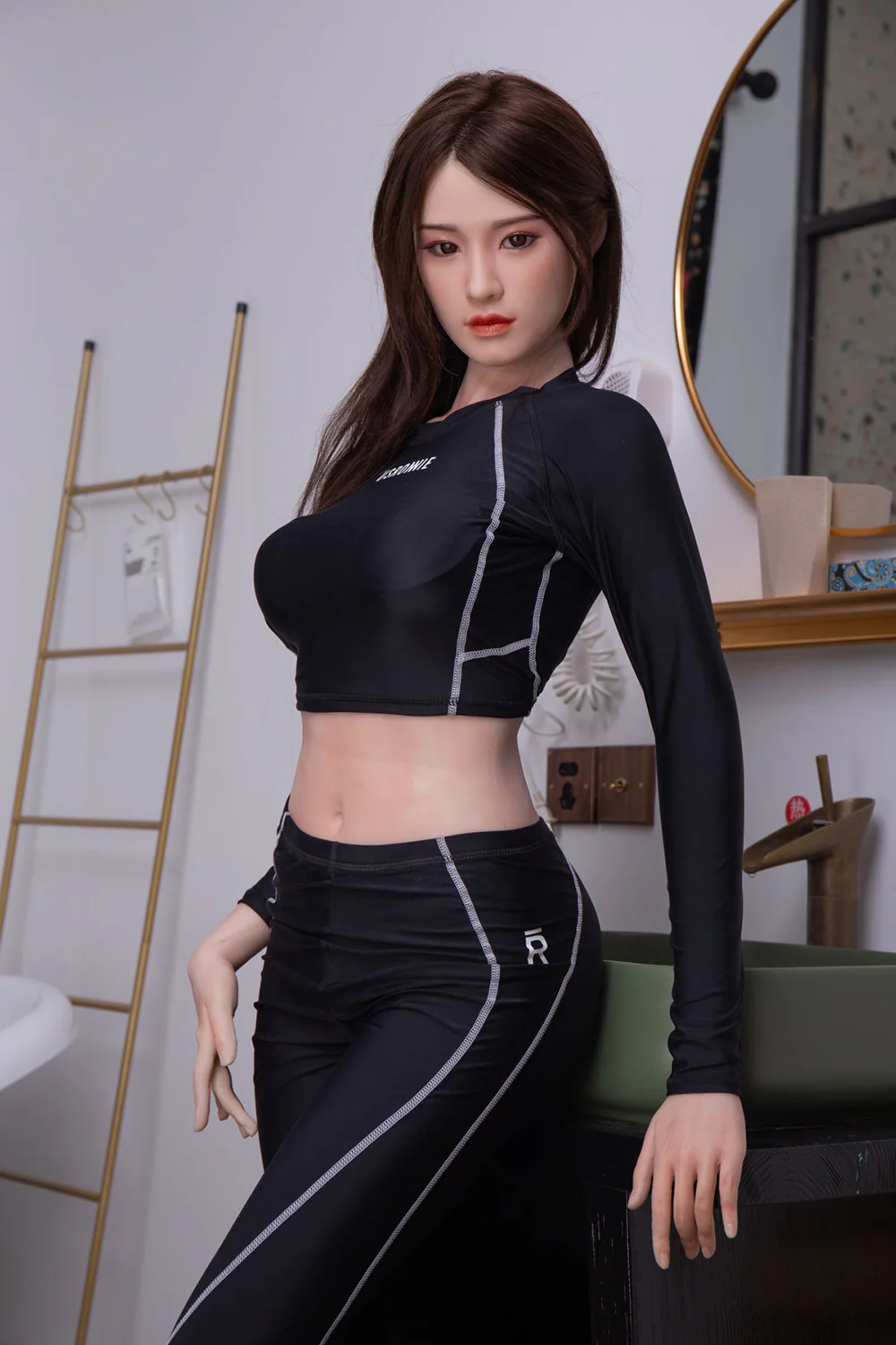 US Stock - Grace 5ft58 / 170cm #A9 Silicone Head TPE Body Tall Small Boobs Asian Sex Doll