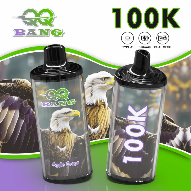 QQ BANG 100K Puffs | B2B Χονδρική Ηλεκτρονικό Τσιγάρο Shisha με Dual Mesh & LED RGB
