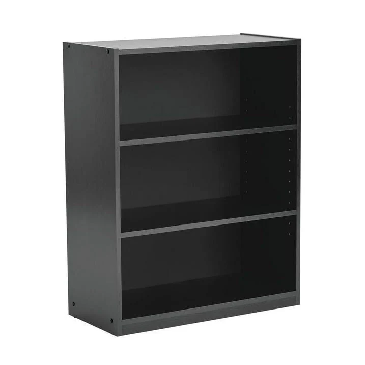 3-Shelf Bookcase with Adjustable Shelves