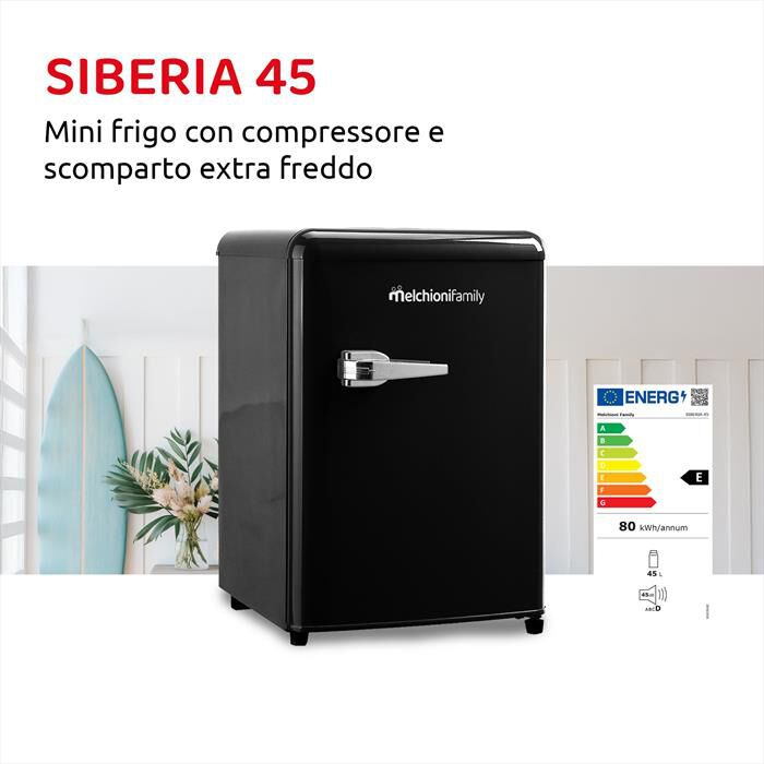 MELCHIONI FAMILY - SIBERIA 45 - NERO-Nero / Metallo