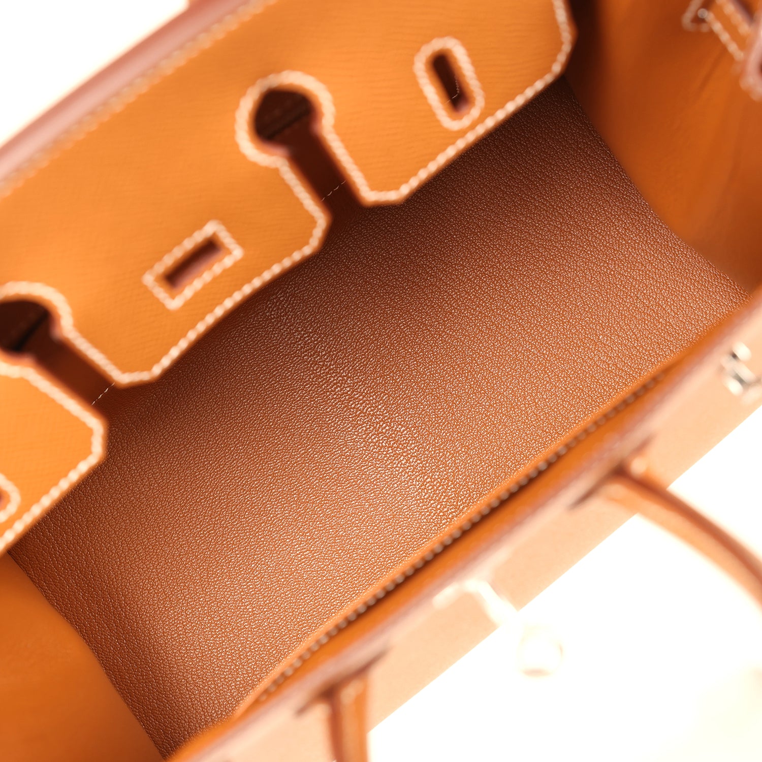 Hermes Birkin Sellier 25 Gold Epsom Palladium Hardware