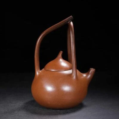 Yang Pengnian Signed Old Chinese Handmade Yixing Zisha Teapot w/poem N154