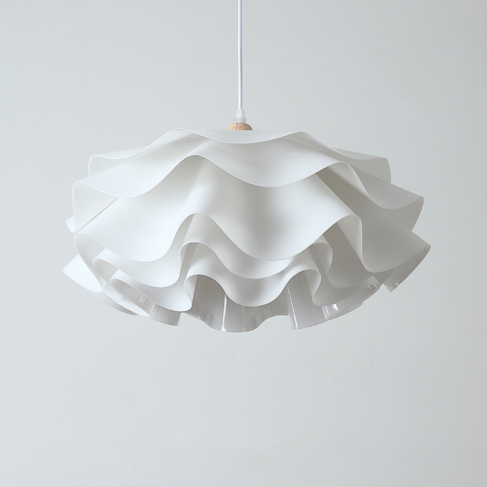 Flower Multi Layers Large Dining Room White Pendant Light