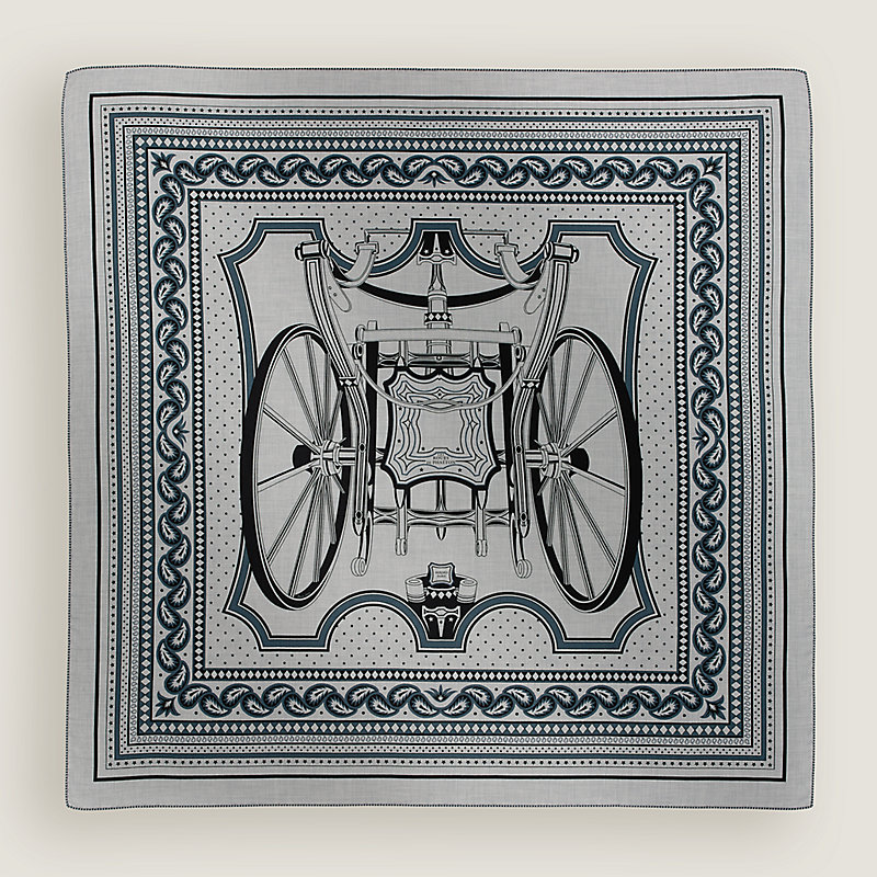 Les Roues de Phaeton Bandana shawl 140