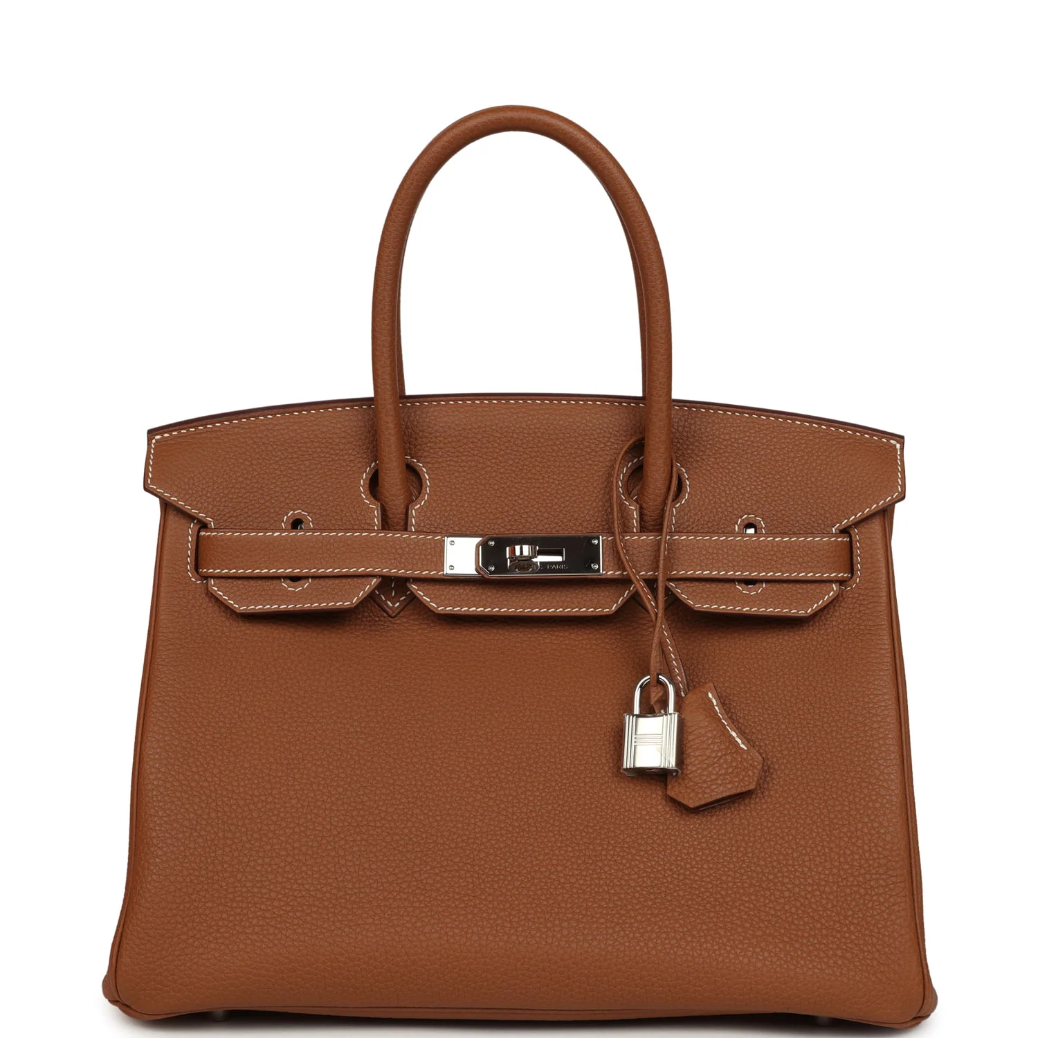 HERMÈS Birkin 30 Gold Togo Palladium Hardware