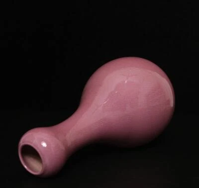 26.5CM Yingdexuan Signed Antique Chinese Purple Glaze Vase