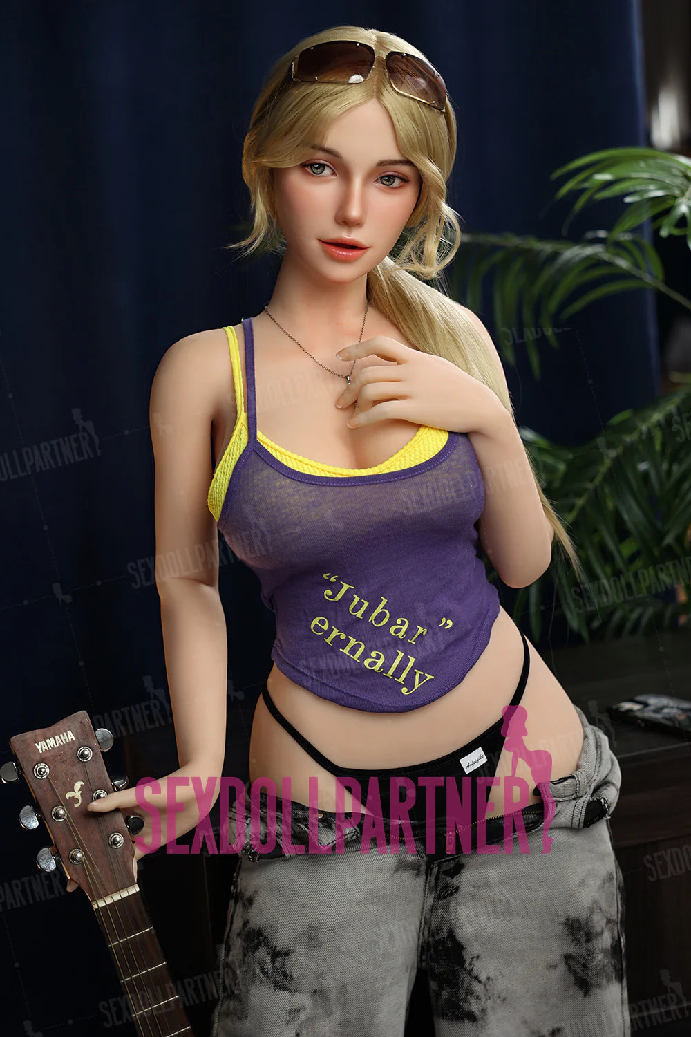 EU Stock - RIDMII Unique Design Nyx 5ft38/ 164cm 1129E ROS Soft Silicone Head + TPE Body Blonde Female Adult Blowjob Sex Doll Free 2nd Head