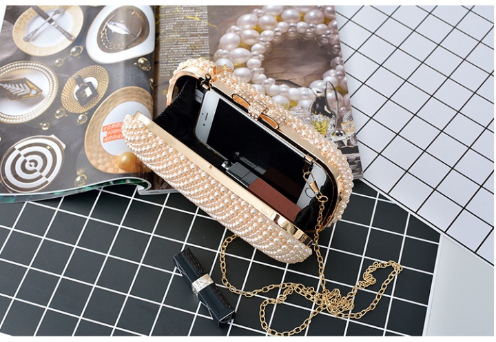 Pearl lady cheongsam sweet butterfly handbag