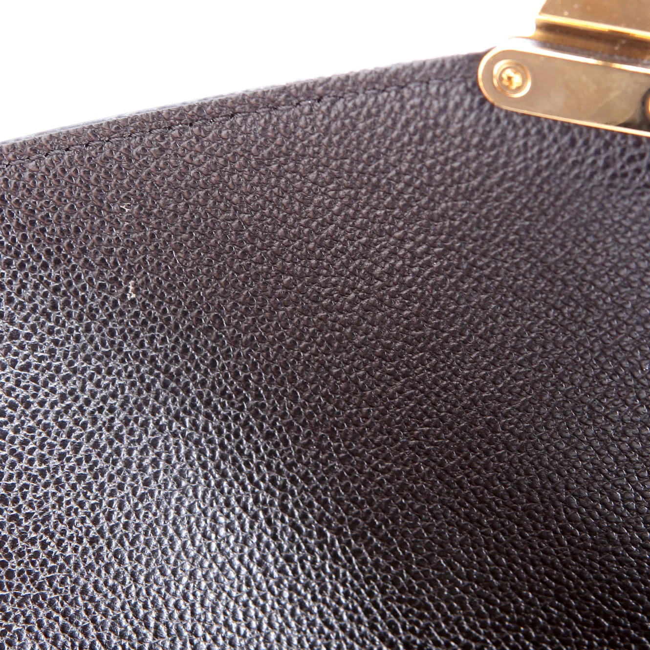 Pochette Metis Empreinte Black/Gold