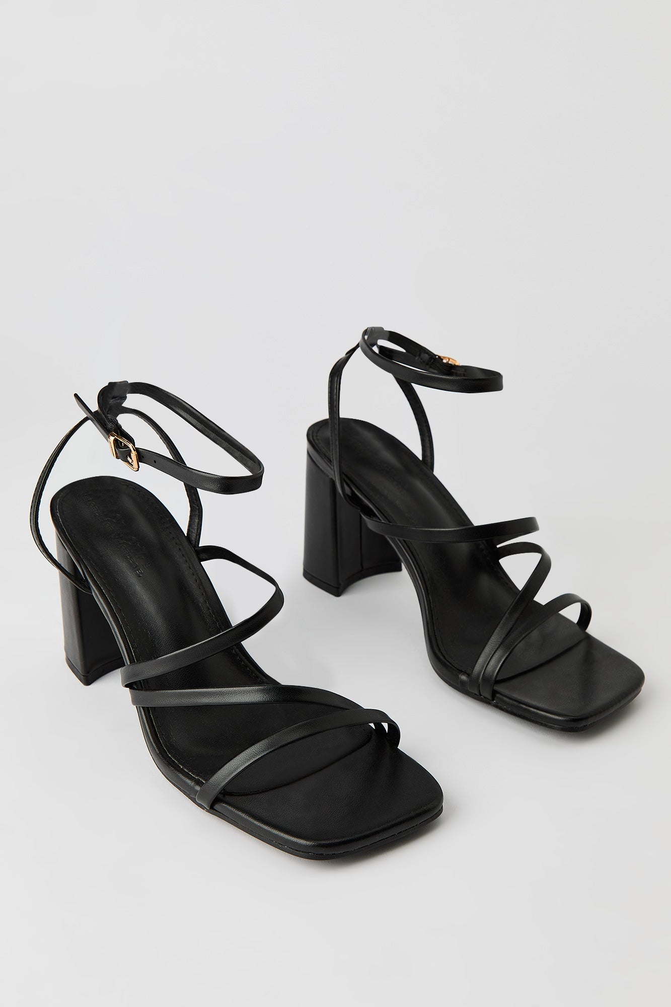 Strappy Ankle Strap Heeled Sandal