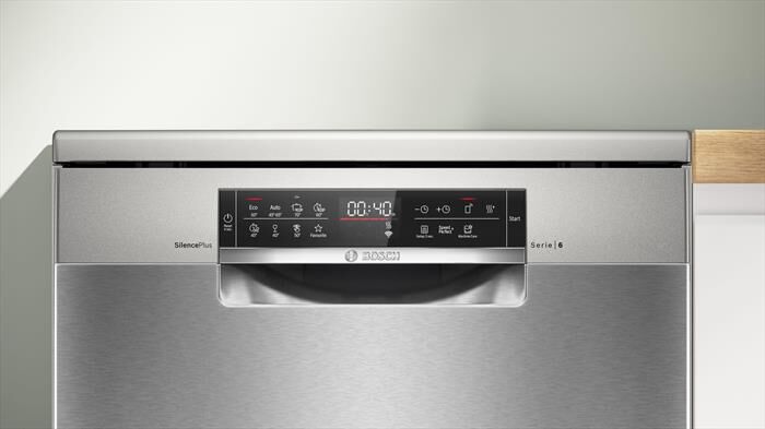 BOSCH - Lavastoviglie SMS6ECI12E Classe A 14 Coperti-Acciaio anti-impronta