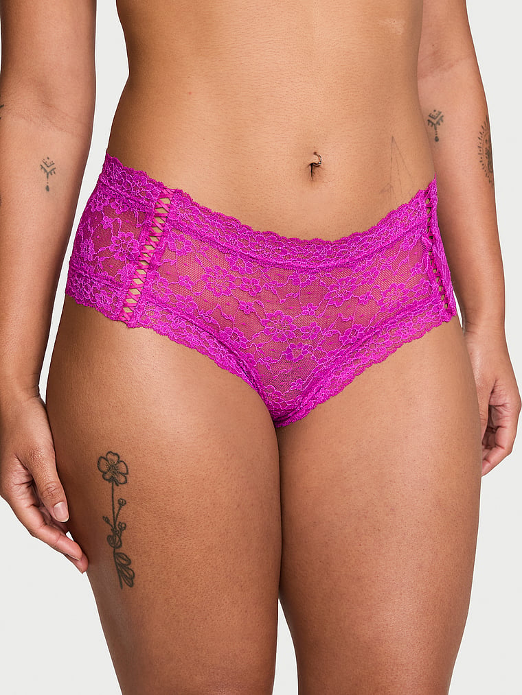The Lacie Lace-Up Lace Cheeky Panty Lace
