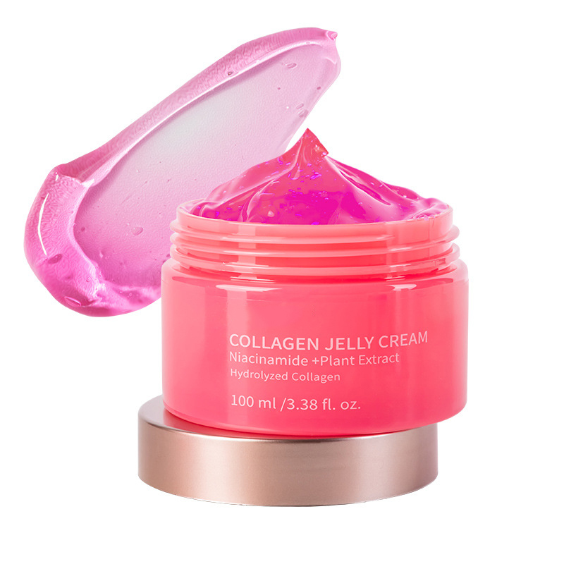 Wholesale 100ml Face Care Deep Moisturizing Brightens Skin Tone Collagen Jelly Cream