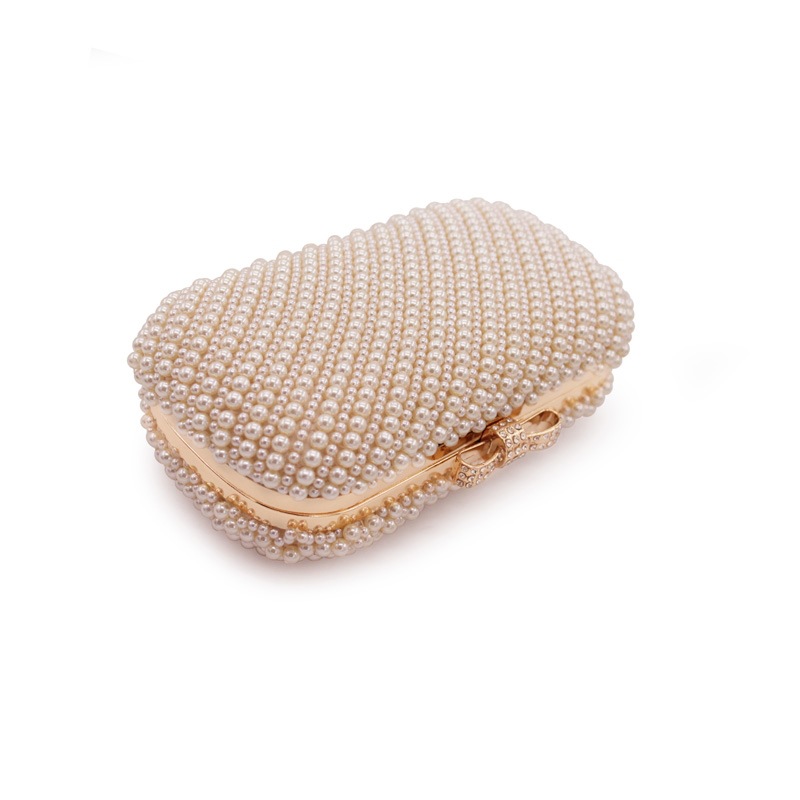 Pearl lady cheongsam sweet butterfly handbag