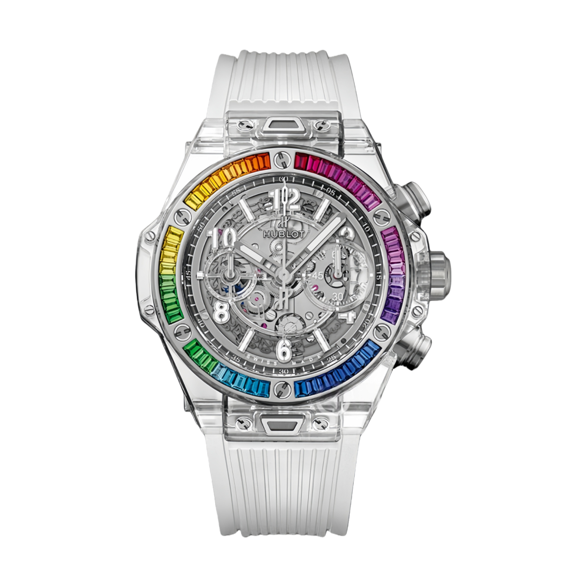 Hublot Big Bang Unico Sapphire Rainbow Watch  42mm Skeleton Dial 441.JX.4802.RT.4099