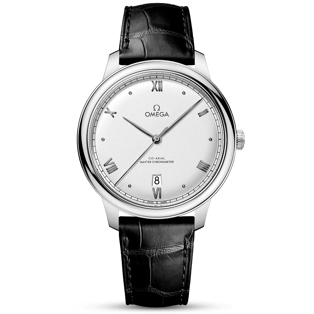 OMEGA De Ville Prestige 40mm Silver Dial Men's Automatic Strap Watch