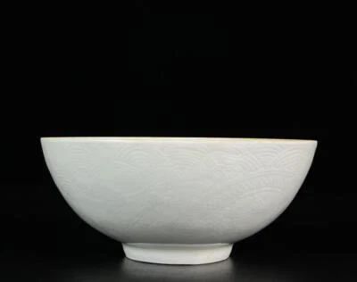 Chenghua Signed Old Chinese Blue and White Bowl W/pumpkin N1226