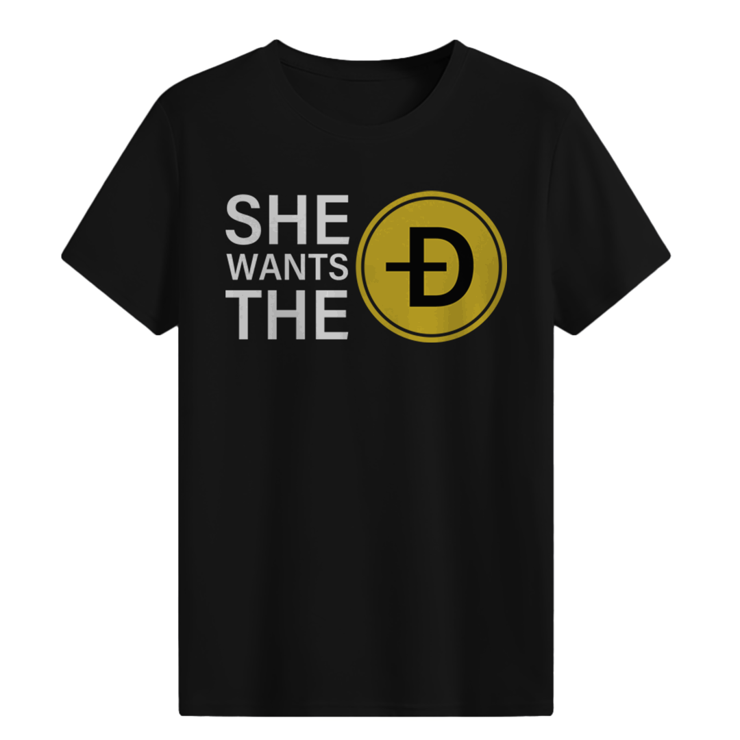 She Wants The Dogecoin T-shirt