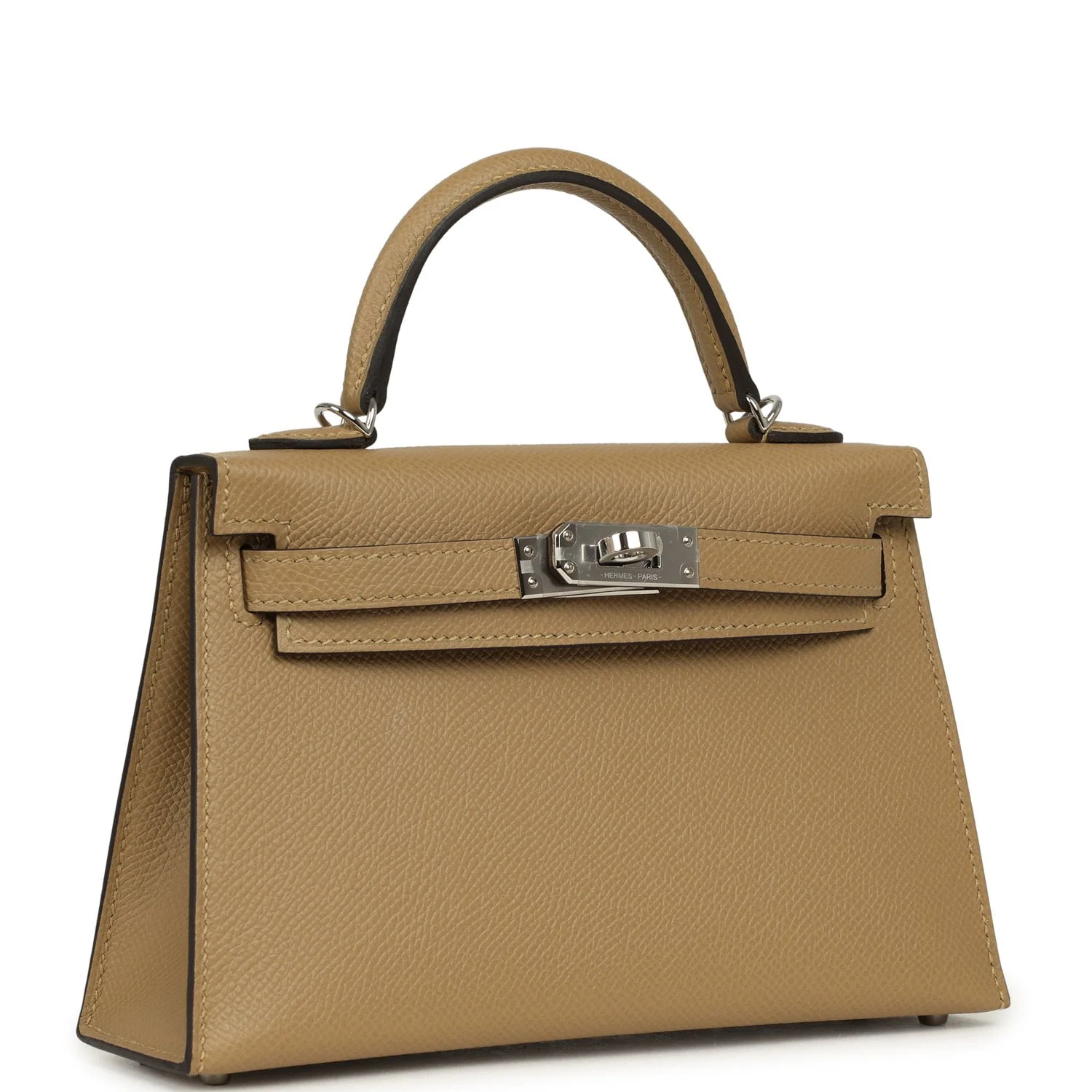 HERMÈS Kelly Sellier 20 Poussiere Epsom Palladium Hardware
