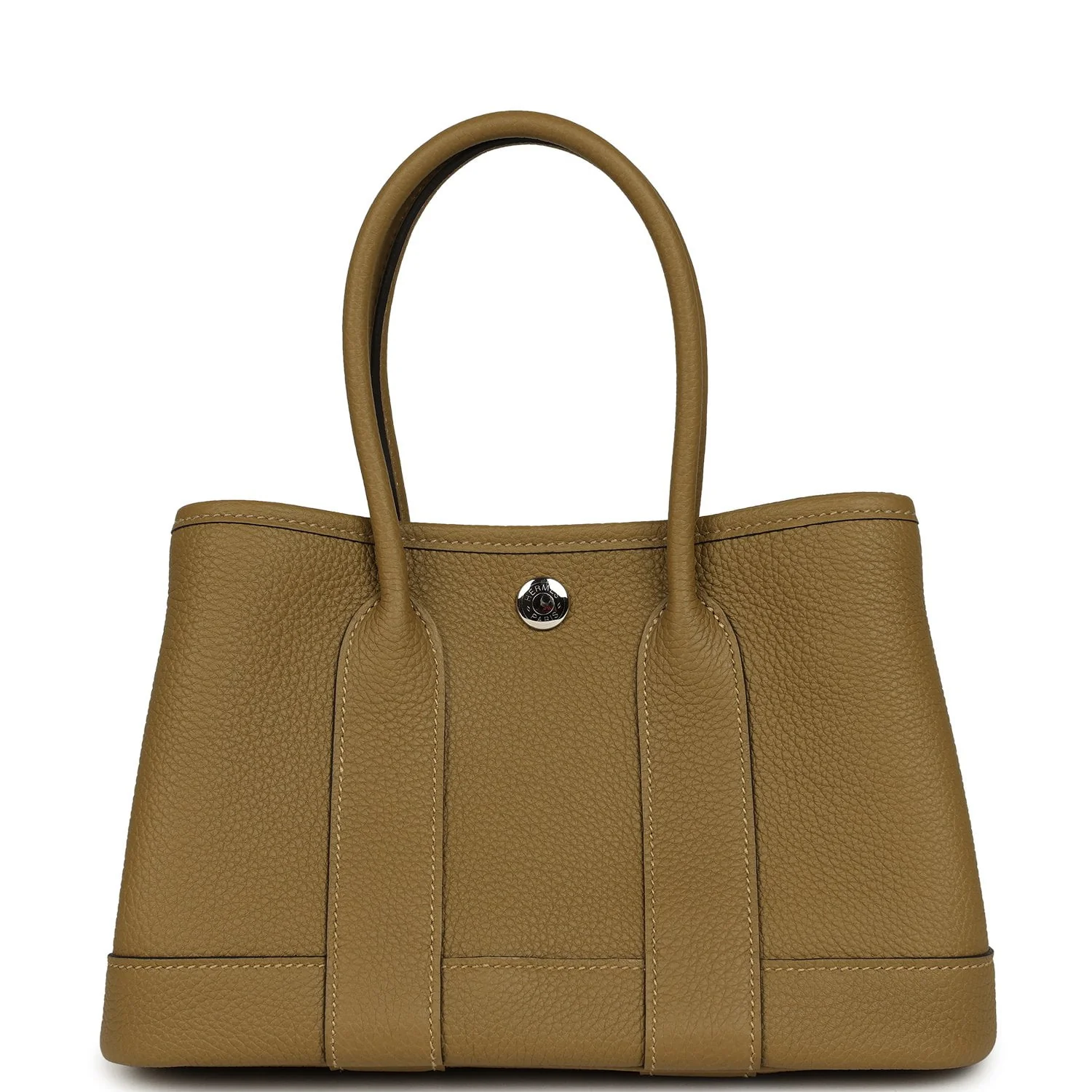 Hermes Garden Party Neo 23 Dune Negonda Palladium Hardware