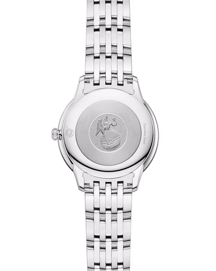 Omega De Ville Prestige 30 mm Green Dial Stainless Steel Bracelet 434.10.30.60.10.001