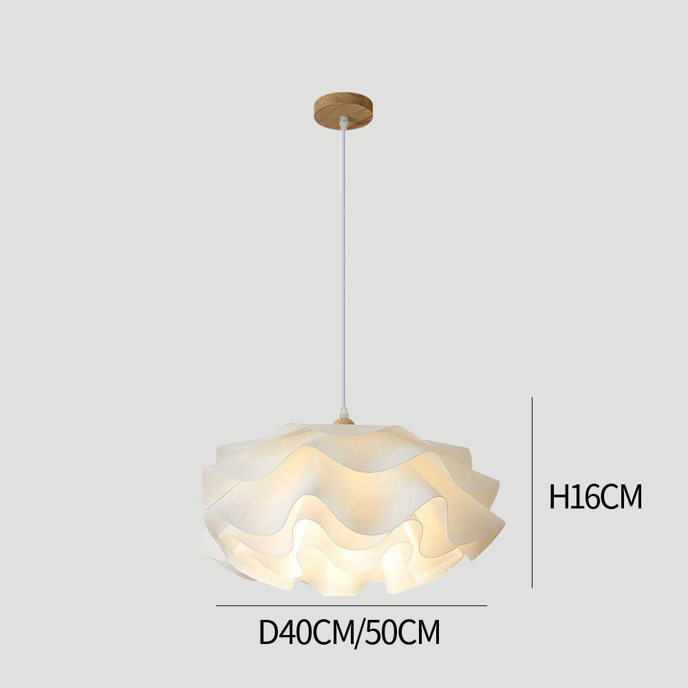 Flower Multi Layers Large Dining Room White Pendant Light