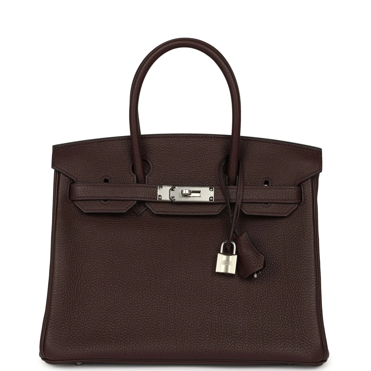 HERMÈS Birkin 30 Rouge Sellier Togo Palladium Hardware