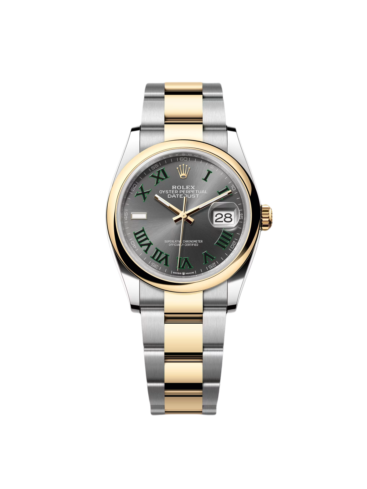 RLX  Datejust 36mm 126203 Slate Dial 36mm Domed Bezel Oyster Bracelet