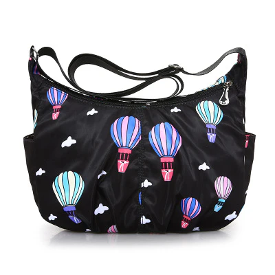 Two zippers Shoulder Bag